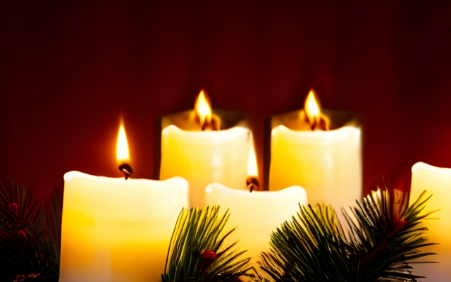 クリスマスキャンドル