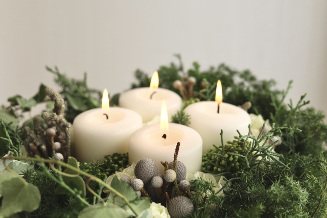 Christmas candles